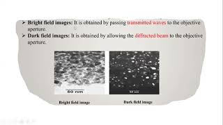 Transmission Electron Microscope/Characterization Techniques for nano materials/CHEM407