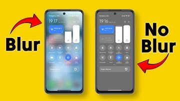 Enable Blur in Control Center any Xiaomi, Redmi & POCO devices