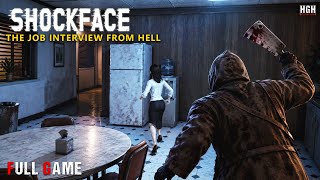 SHOCKFACE | FIXED CAMERA Escape Horror | FULL GAME Walkthrough Gameplay | No Commentary