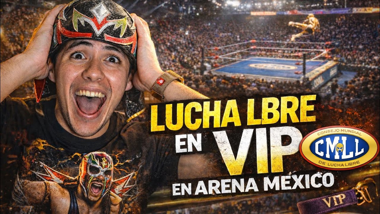 Así se vive la LUCHA LIBRE VIP en Arena México 😱🔥🇲🇽