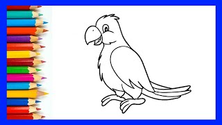 PARROT PAİNTİNG | PAİNT FOR KİDS | HOW TO PAİNT PARROT screenshot 4