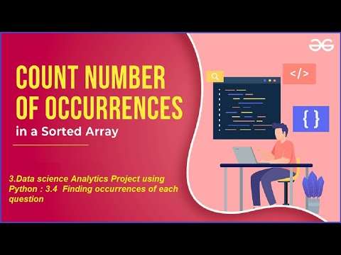 3.Data science Analytics Project using Python : 3.4  Finding occurrences of each question
