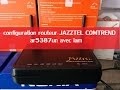configuration routeur JAZZTEL COMTREND AR-5387un via  packup