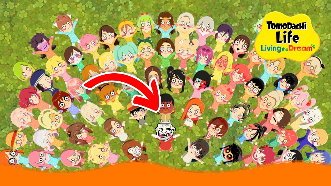 What Happens When You Put 69 Girls Miis and ONLY 1 Boy Mii on Your Island in Tomodachi Life