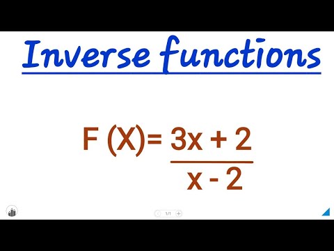 INVERSE FUNCTIONS