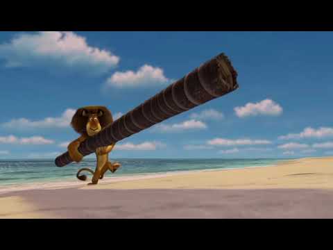 DreamWorks Madagascar en Español Latino | En El Clip De Playa - Madagascar | Dibujos Animados