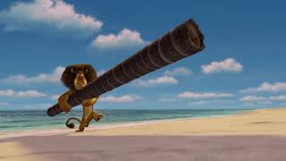 Dreamworks Madagascar En Español Latino En El Clip De Playa - Madagascar Dibujos Animados