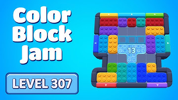 Color Block Jam Level 307 Solution Walkthrough