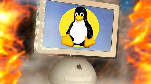 Trying to install LINUX on an iMac G4...