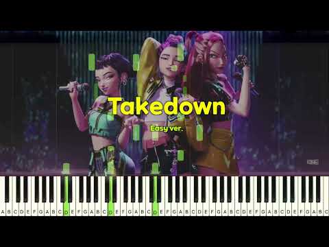 Takedown (easy 쉬운버전) - 케이팝 데몬 헌터스