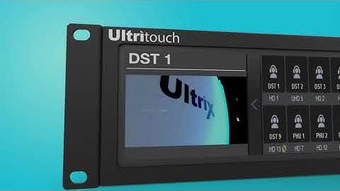 #Ultritouch System Control & Monitoring Panel by #Ross Video