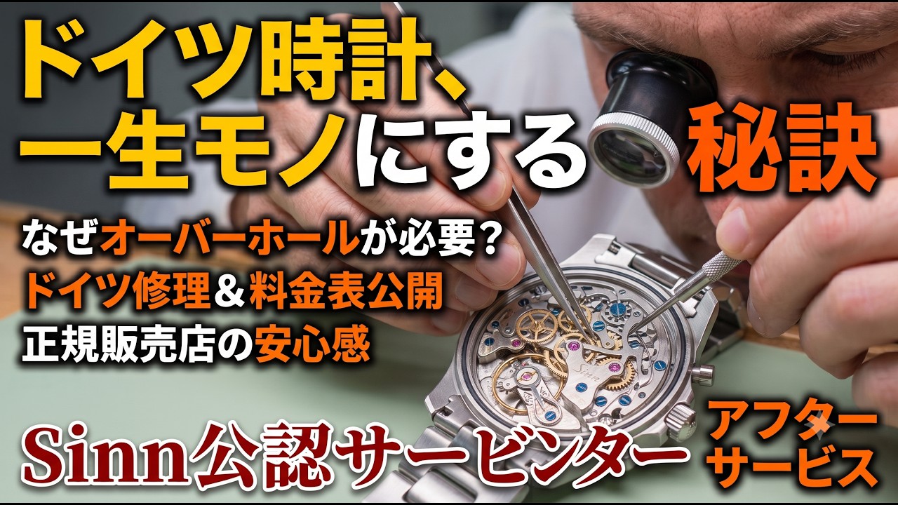 Sinn 28 クロノグラフ ホワイト(オーバーホール必要) The Secret to Making Your Sinn Watch Last a Lifetime! A Deep Dive