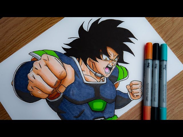 COMMENT DESSINER BROLY !? TUTO - YouTube