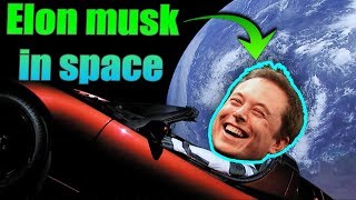 funny reaction of elon Musk by sending his tesla car to mars