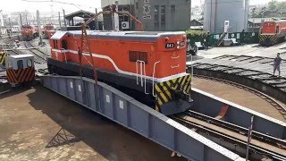 20160408 彰化扇形車庫 R43入庫