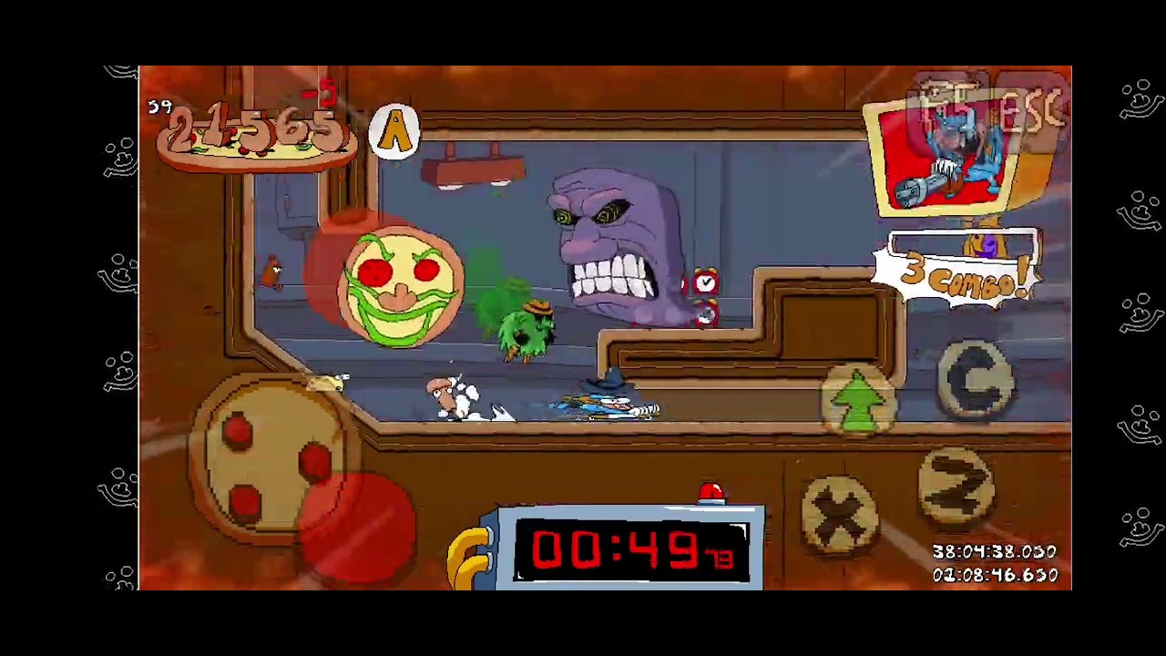 Pizza tower lap hell pizza pursuit/lap hell hotfix n' ready lap 5 lunatic mode dont make a sound