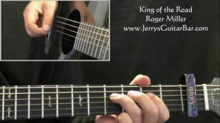 How To Play Roger Miller King of the Road (intro only) chords