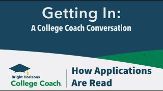 How Do Admissions Officers Review an Application (#GettingInPodcast / 1-12-23 / Segment 3)