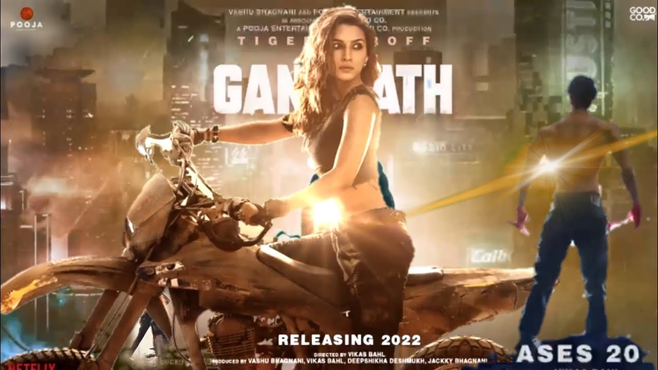 Ganpath part 1 movie motion poster,  tiger Shroff, Vikas Bahil, Ganpath part 1 trailer,