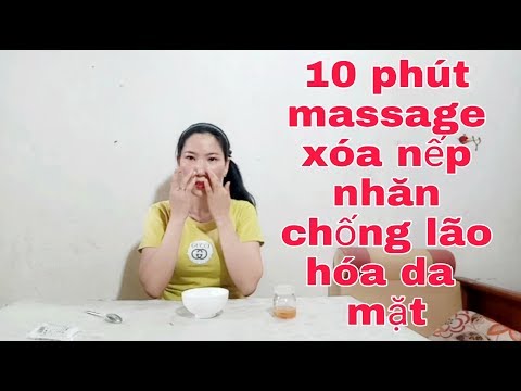 10 phút massage chống lão hoa xóa nếp nhăn với dầu dừa