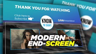 Modern End Screen Animation in Alight Motion Tutorial
