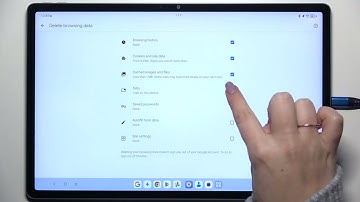 LENOVO Yoga Tab Plus 12.7 - How to Clear Browsing Data? | Keep Your Privacy Safe