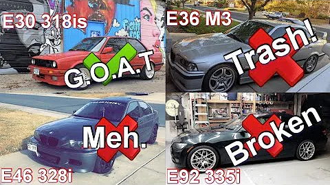 What I've Learned After Owning 4 Generations Of BMW! (E30, E36, E46, E92)