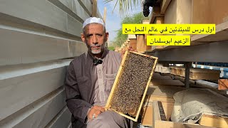 اول درس للمبتدئين في تربية النحل مع الزعيم ابوسلمان
