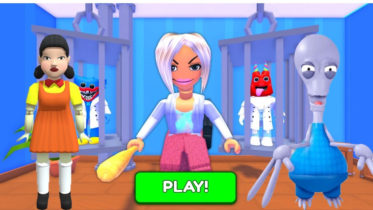 ALIEN VS KAREN VS SQUID GAME DOLL? OBBY Full Gameplay#roblox