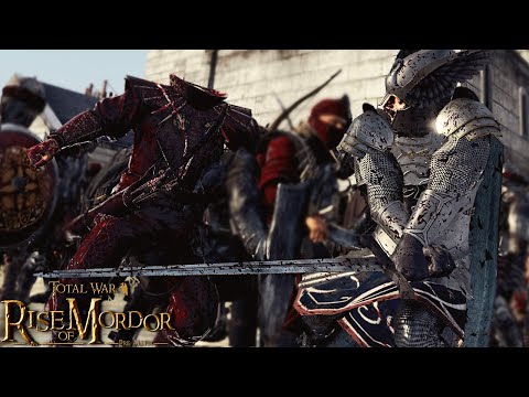 Видео: Армия Дол Амрота Штурмует Крепость Харада и Мордора (1к2) - Rise Of Mordor