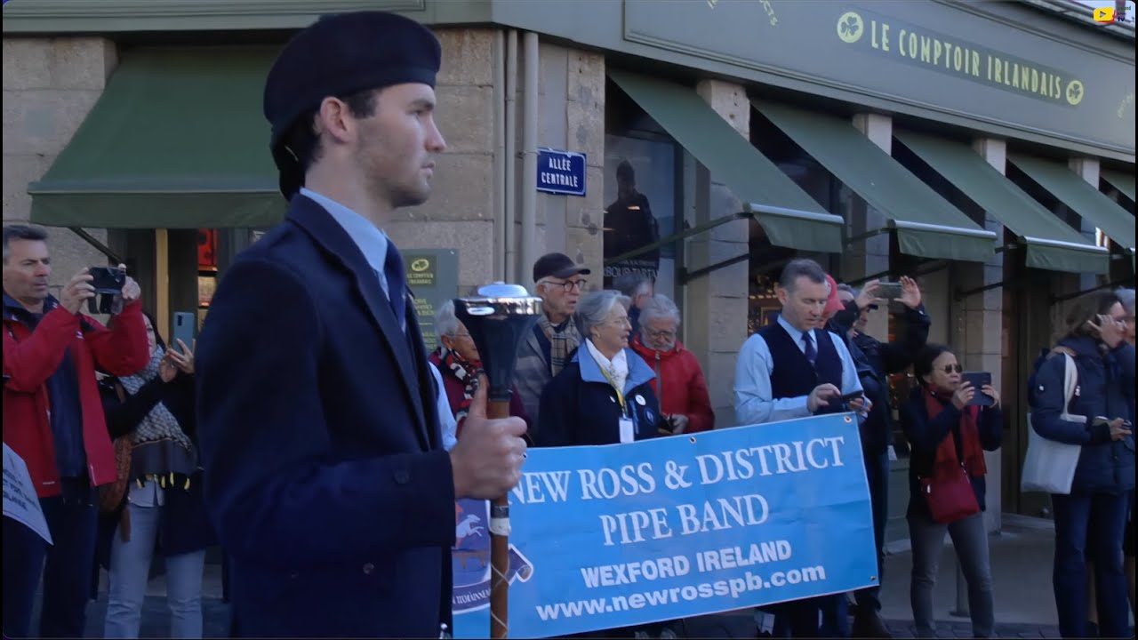 NEW ROSS  🇮🇪  |   The New Ross & District Pipe Band Festival Quiberon  |  Ireland Brittany TV