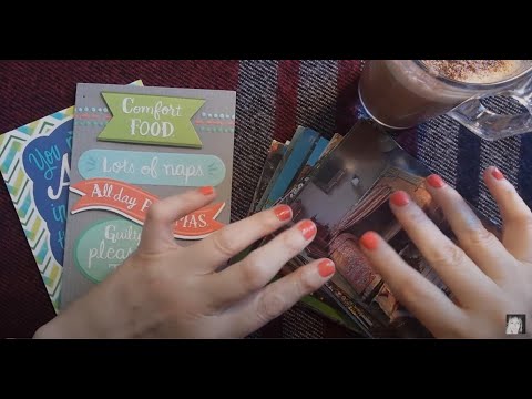 ASMR | Subscriber Greetings Cards & British Postcards Whispered Show & Tell Part Two - Plus Coffee
