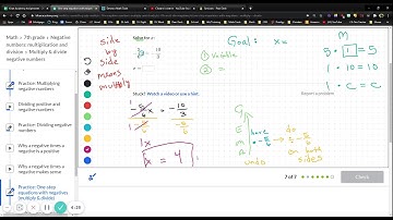 KA - One-step equations with negatives (multiply & divide)