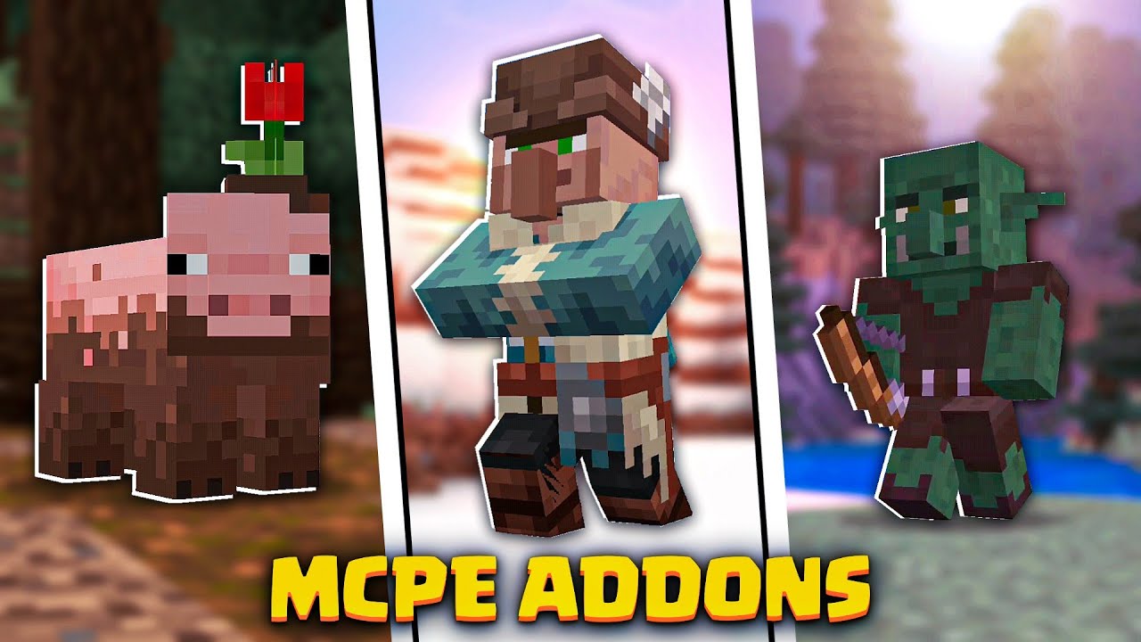 Top 3 Addons That Make Minecraft Pe A Lot Better - YouTube