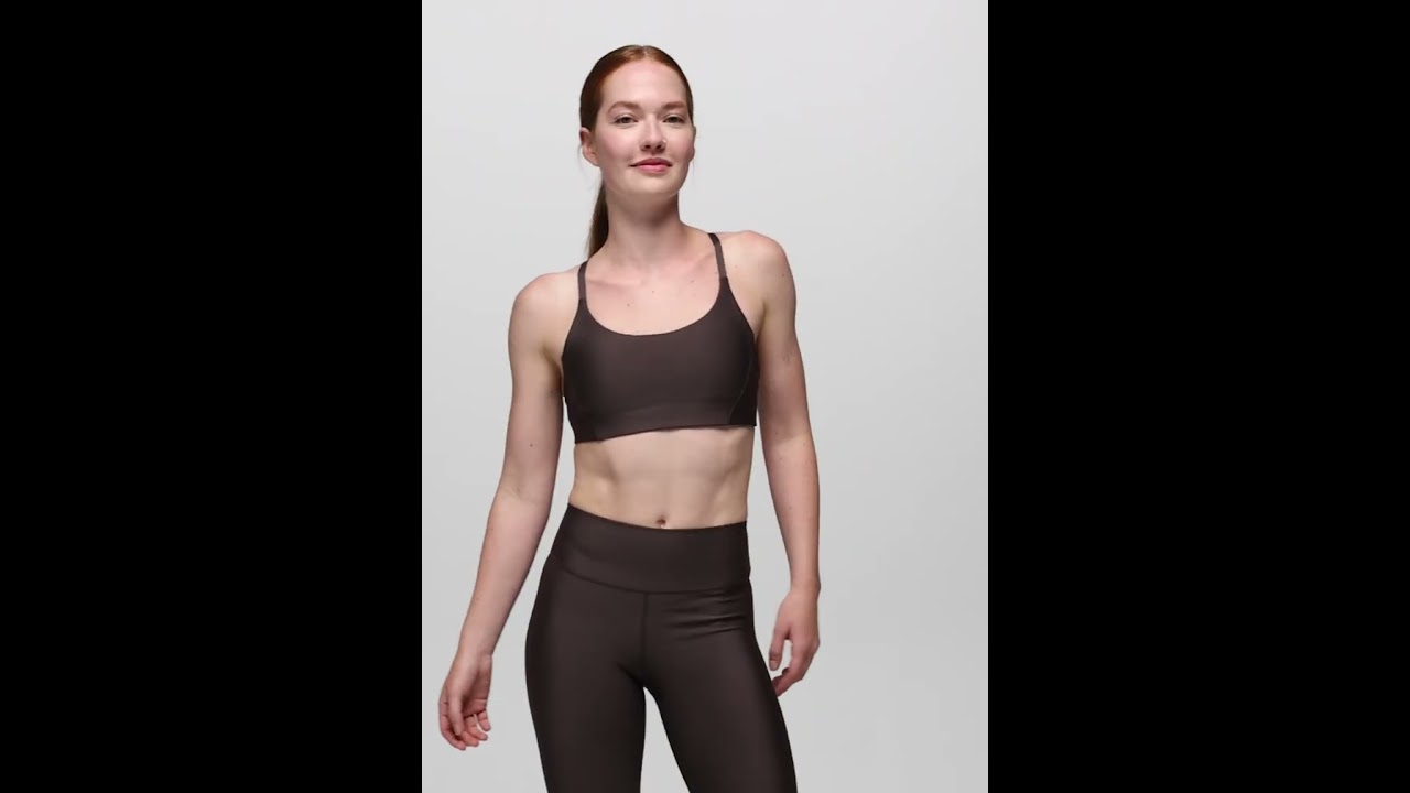 Preview of prAna Sculpt Scoop Bra C - Women's Video