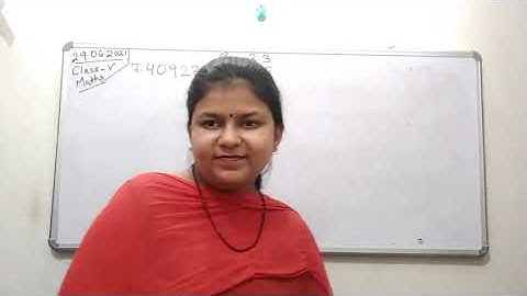 CLASS V MATHEMATICS 29 06 2021 BY MS STUTI DUBEY