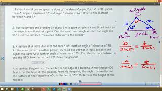LOS & LOC word problem wkst #2, 10