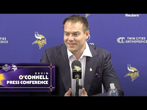 Kevin O'Connell Talks About Drafting J.J. McCarthy & Dallas Turner In Round 1 of The 2024 NFL Draft