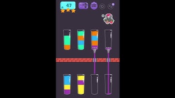 Cups - Water Sort Puzzle Level 47 ⭐️⭐️