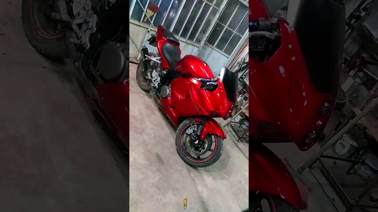 Hyosung Gt250r Motor Boyama Youtube