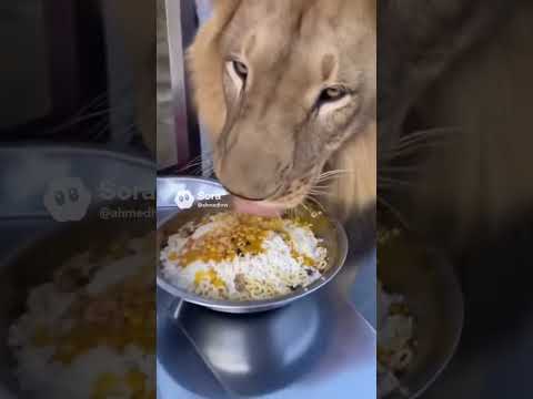 أسد هربان في وسط البلد وقف ياكل كشري والناس بتصور ا Funny اكسبلور مصر كوميديا ضحك Sparkai ترند