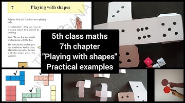 5th class maths 7th chapter "Playing with shapes" TS board| Online Mathematics 5th class