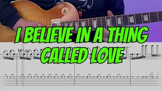 Unlock the Secrets to Playing the "I Believe in a Thing Called Love" Guitar Solos with This TAB