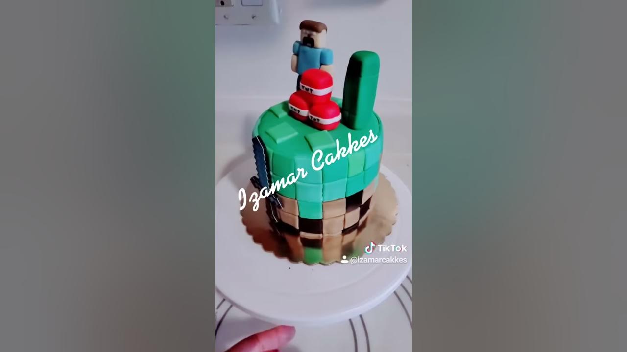 👾 Minecraft cake 👾 . . . . . . . . . . #delantalrosard  #delantalrosabyjudith #judithpeguero #bizcocho #pudin #bizcochodominicano …