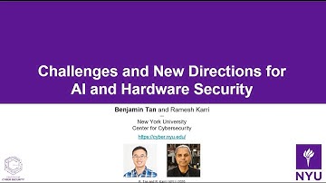 Challenges and New Directions for AI and Hardware Security
