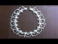 how to make white bridal necklace at home,white peal beads necklace making tutorial