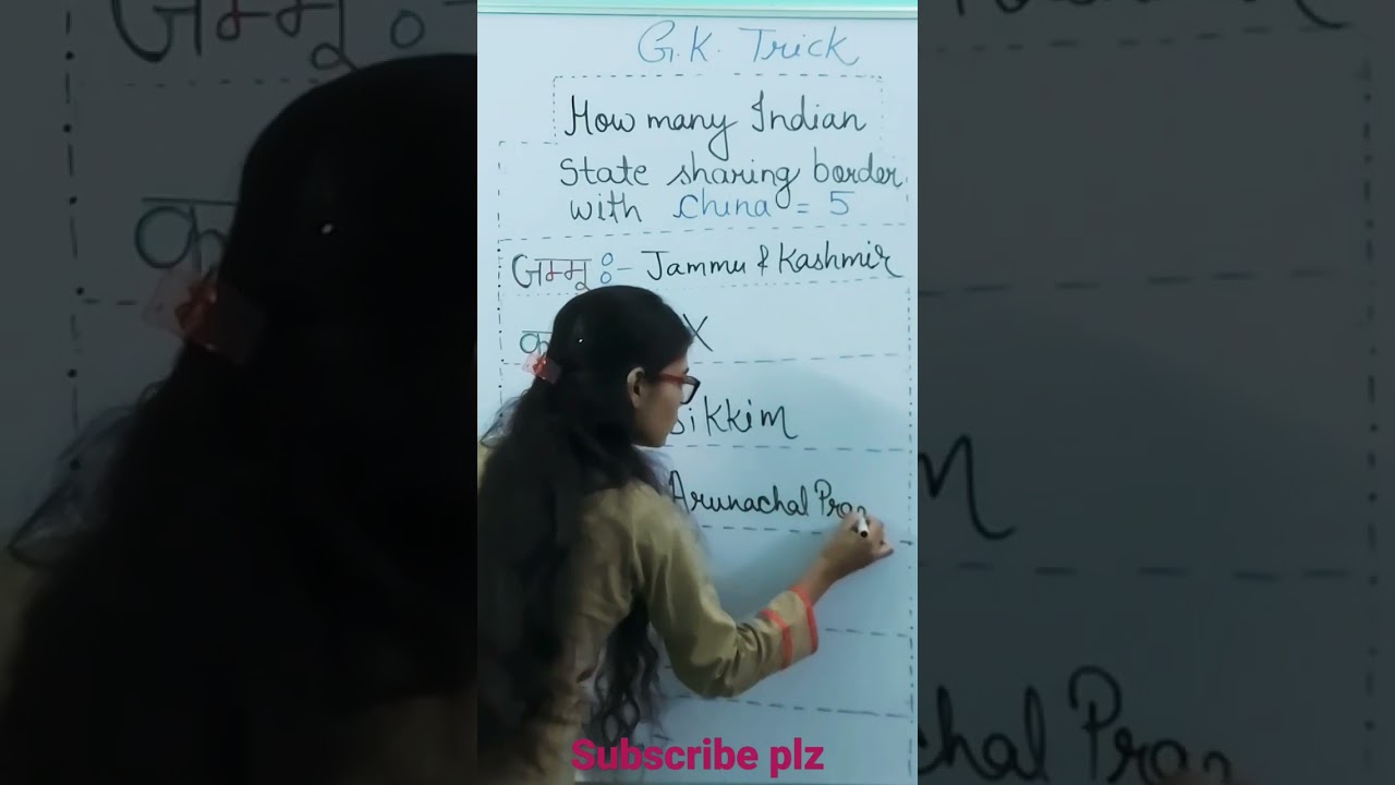 Indian State Sharing Border with China