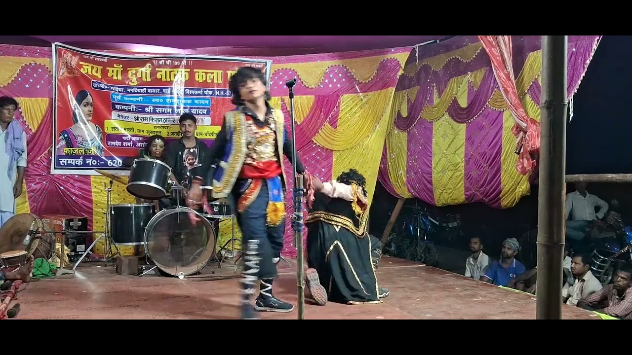 Aalha Rudal आल्हा रुदल naach इंदल और इंद्रजीत का लड़ाई मैं चुलबुली जी Chulabuli Jee भपटियाही सुपौल