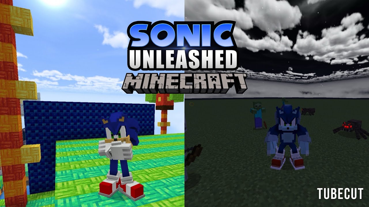 ЛУЧШИЙ мод Sonic для Minecraft Bedrock! | Sonic Addon Showcase