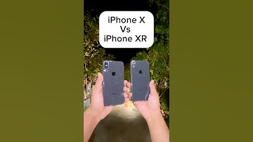 iPhone X vs iPhone XR camera comparison